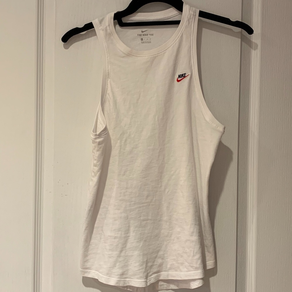 White Nike Tank Top